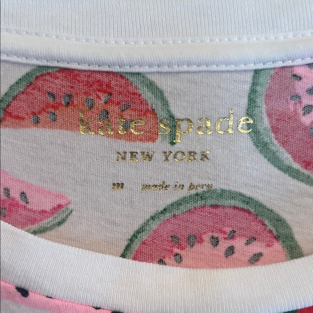 kate spade Watermelon Print Short Sleeve Tee - Picture 2 of 5